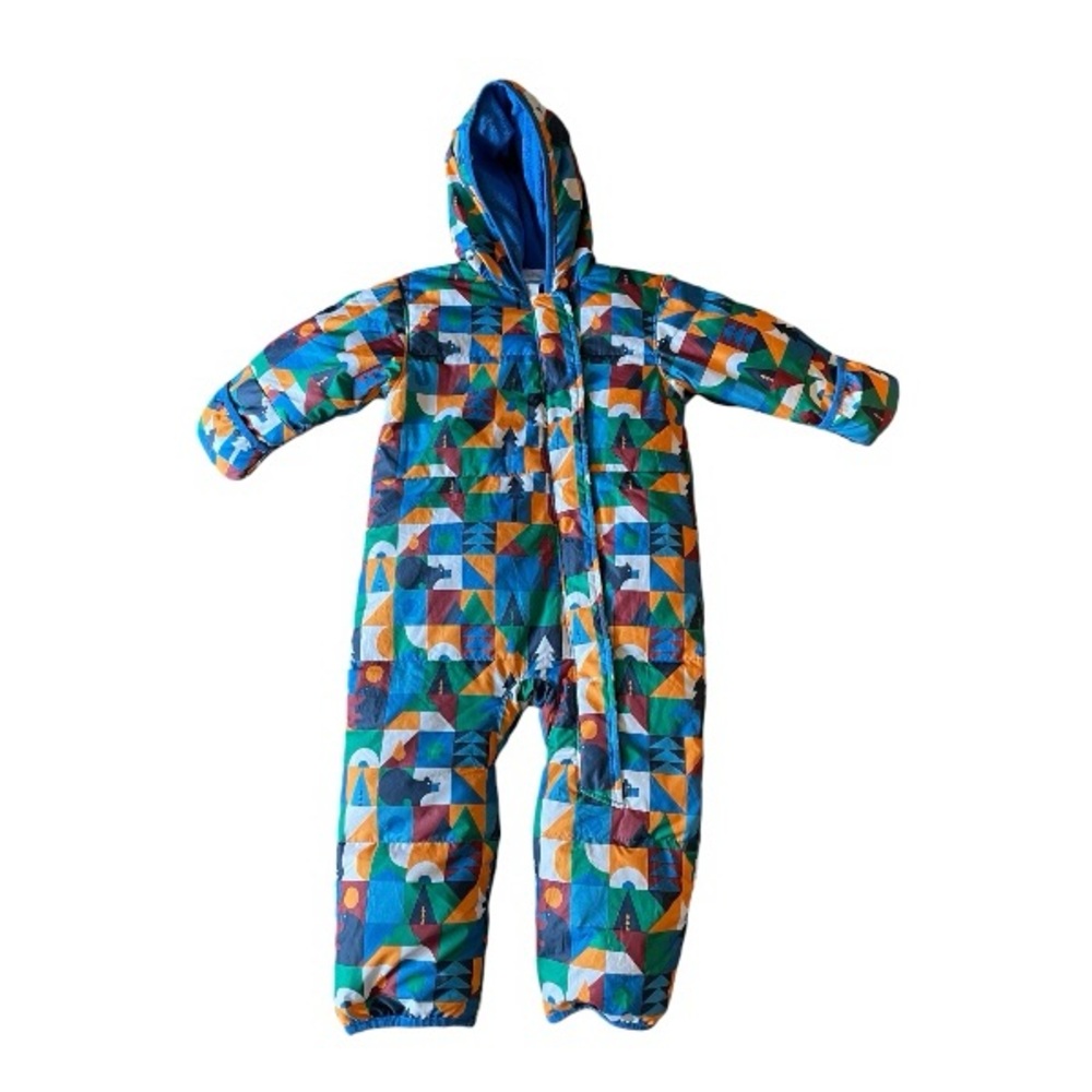 Winter one piece coat duvet Columbia kids Forest woodland